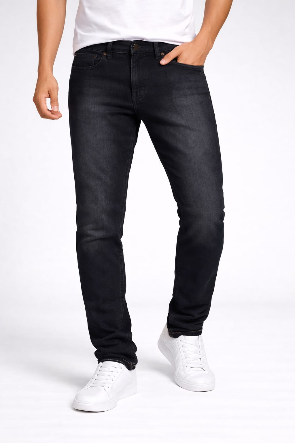 Pantalón De Mezclilla Entubado