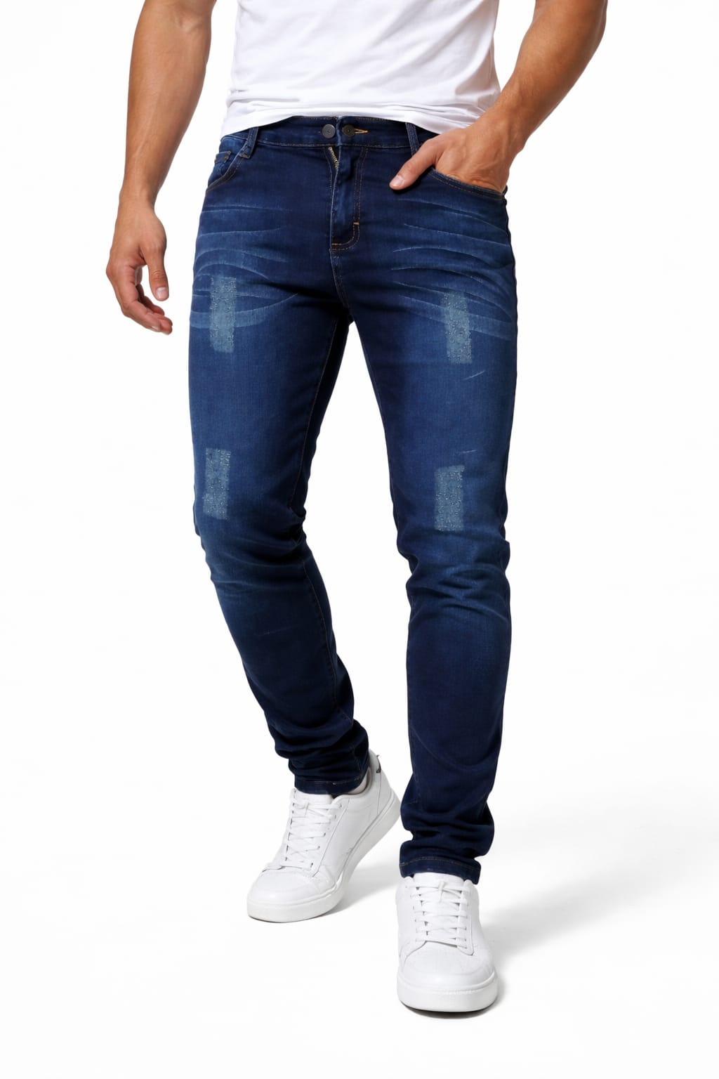 Pantalón De Mezclilla Entubado