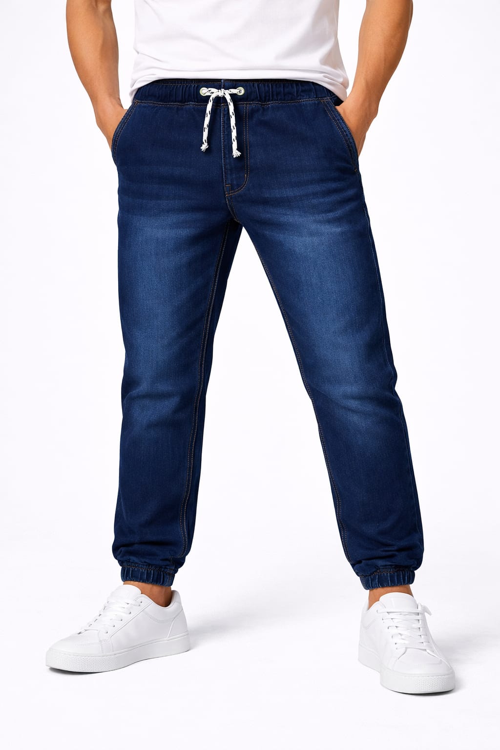 Pantalón De Mezclilla Tipo Jogger