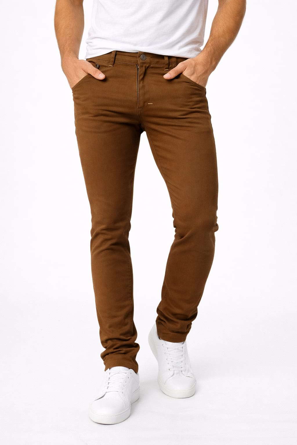 Pantalón De Gabardina Entubado