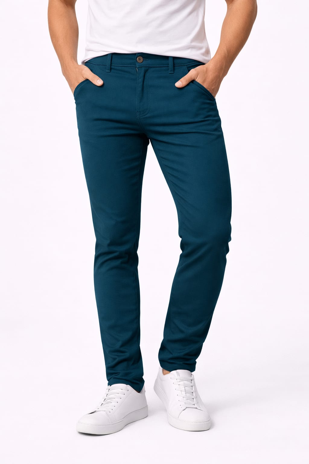 Pantalón de Gabardina Entubado