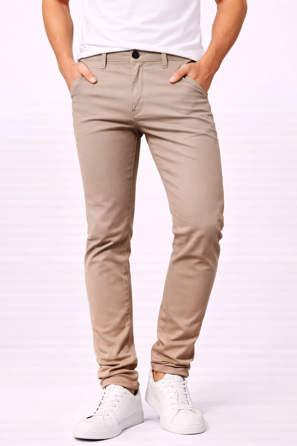 Pantalón De Gabardina Entubado