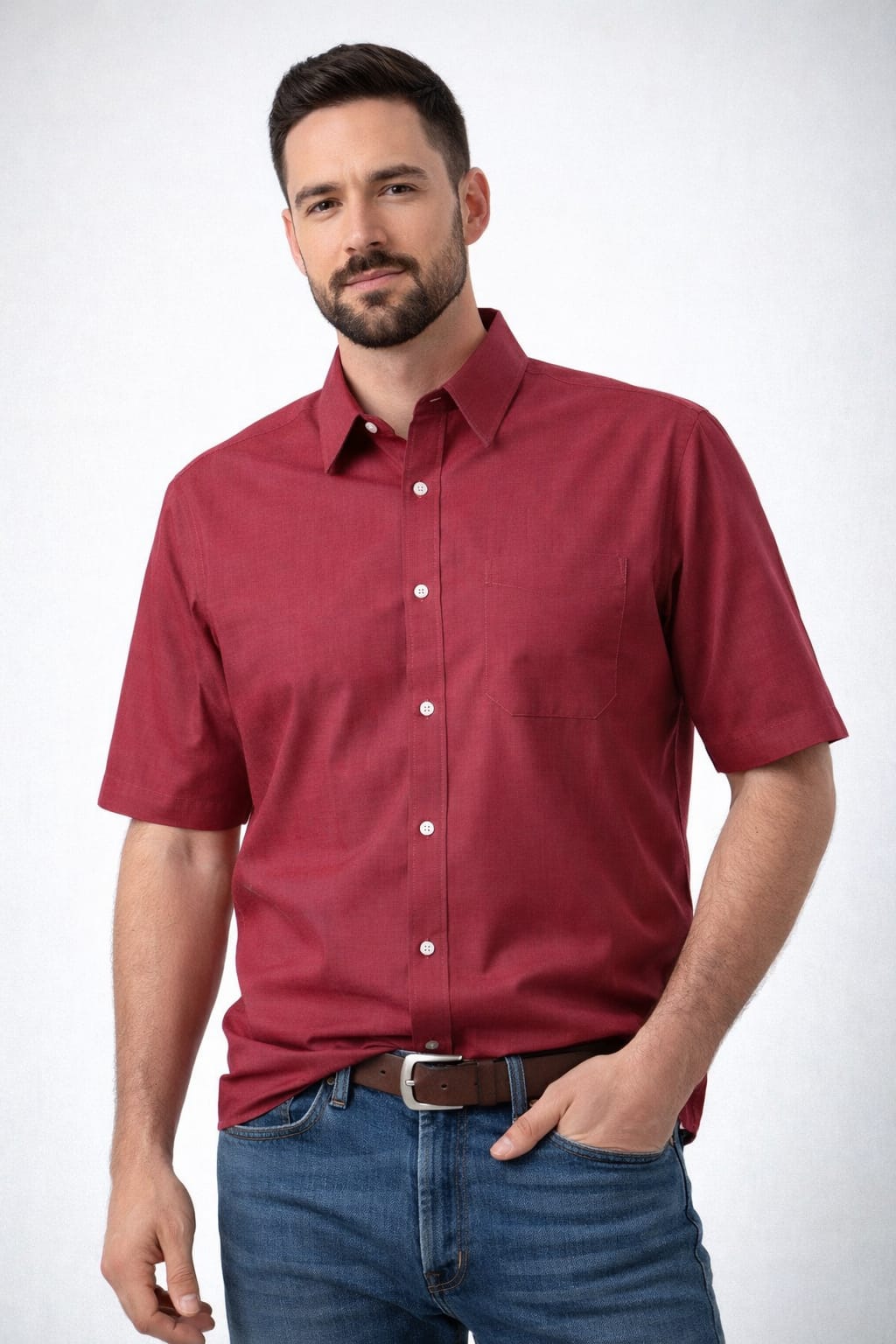 Camisa Cuello Francés