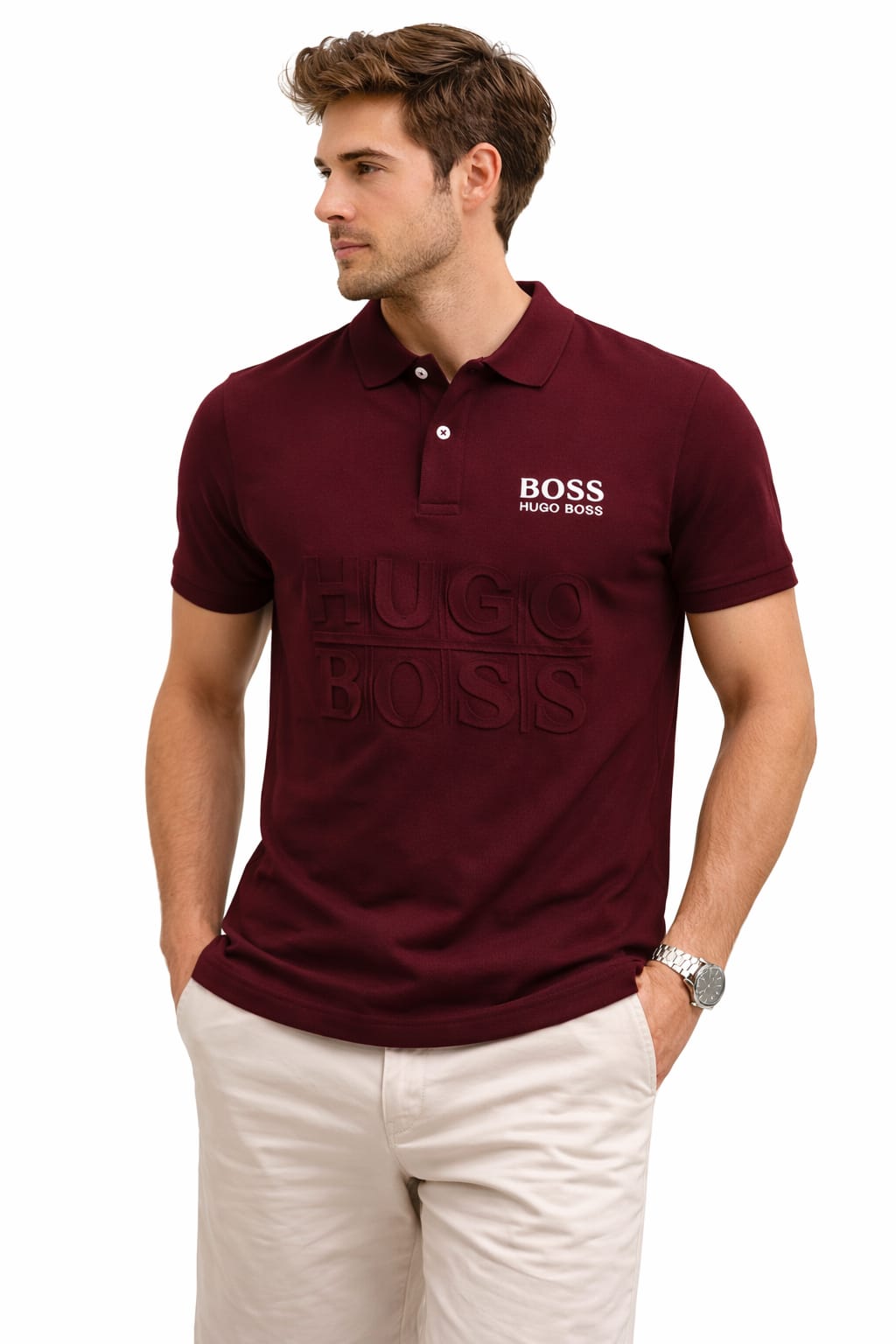 Playera Tipo Polo BOSS