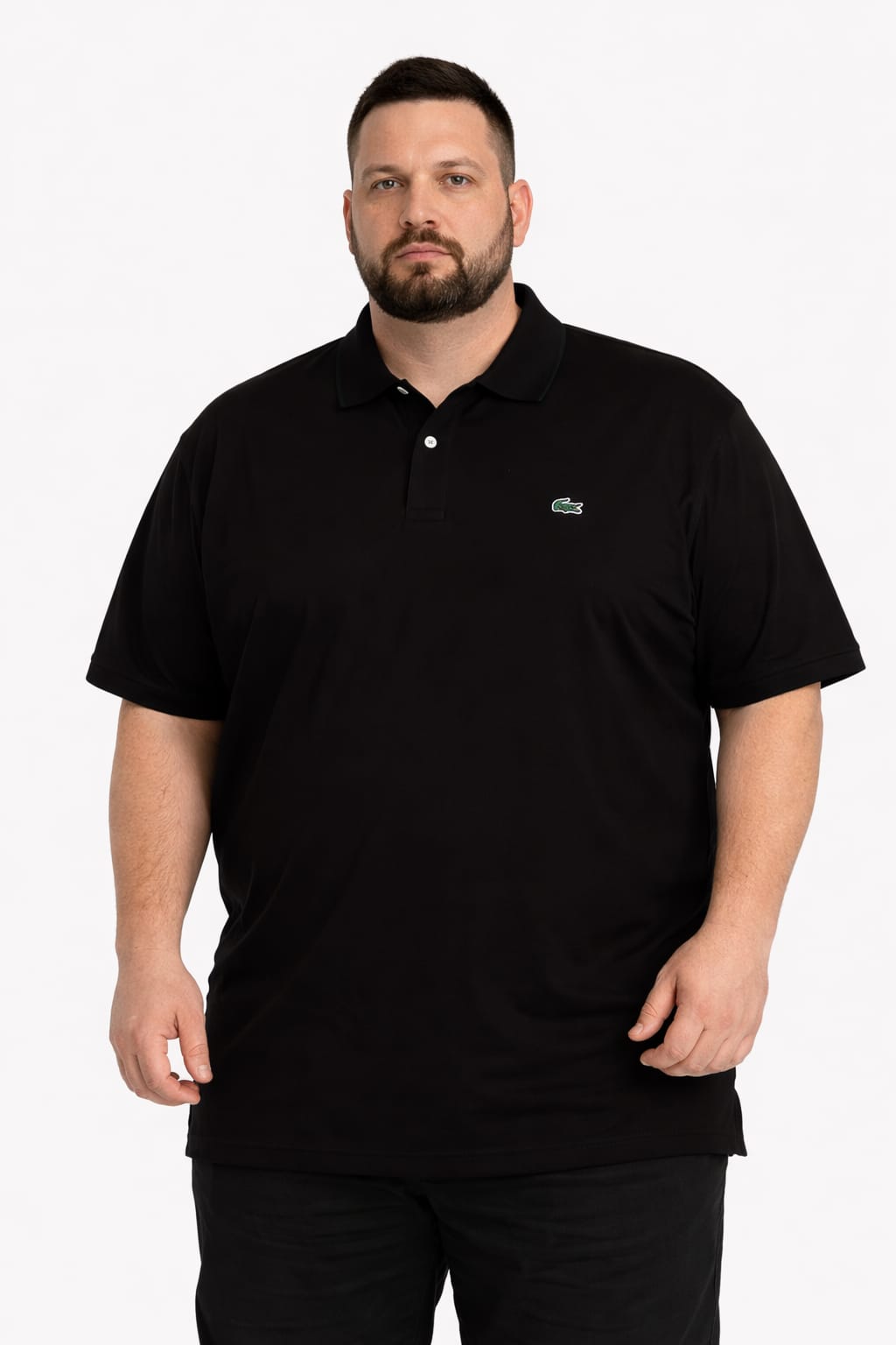 Playera Tipo Polo Color Negro 2XL