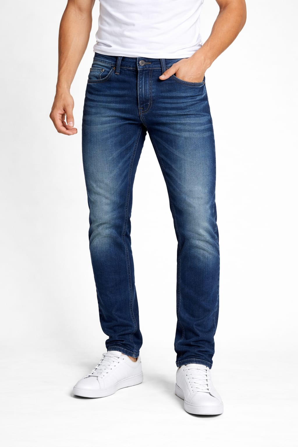 Pantalón De Mezclilla Entubado