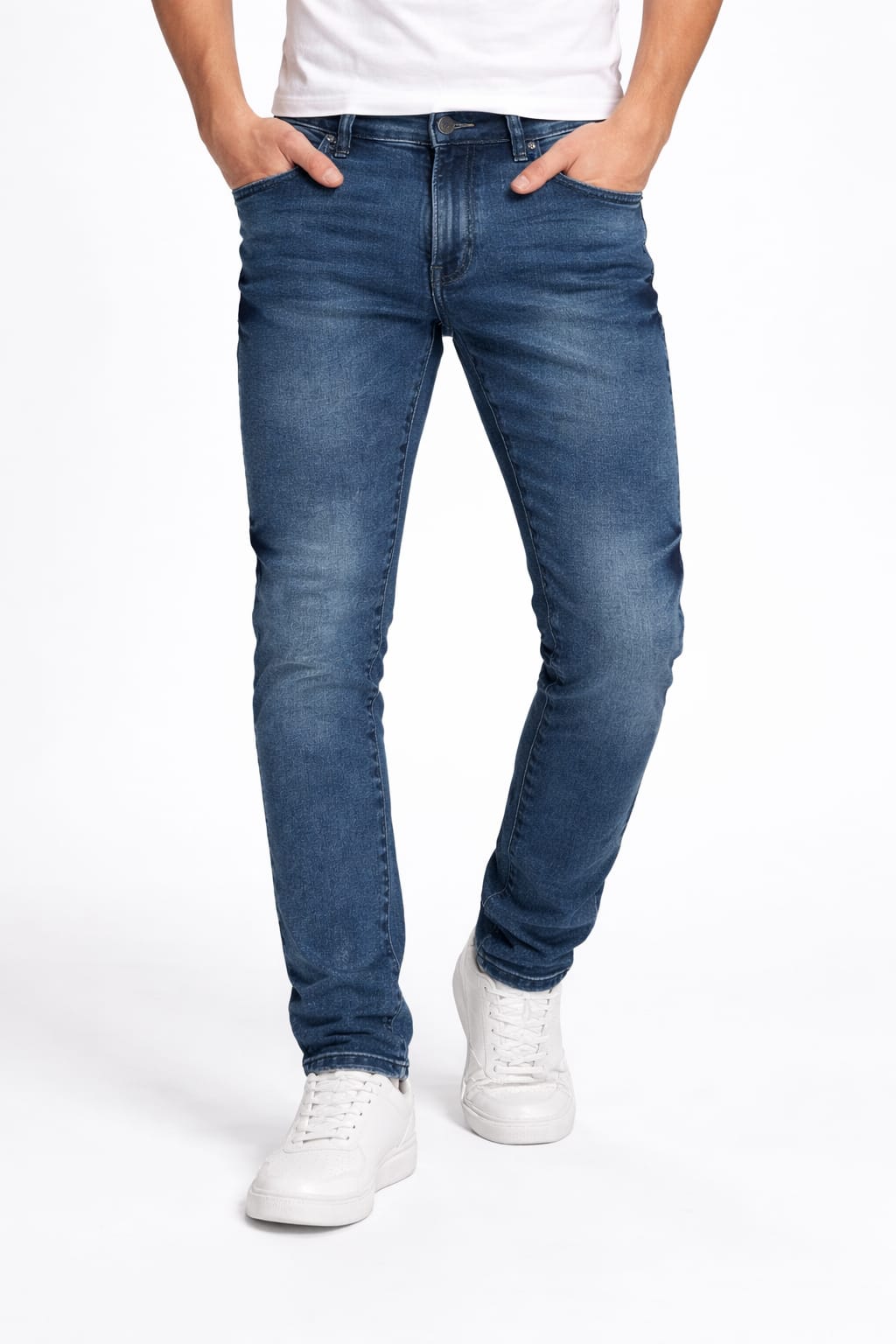 Pantalón De Mezclilla Entubado