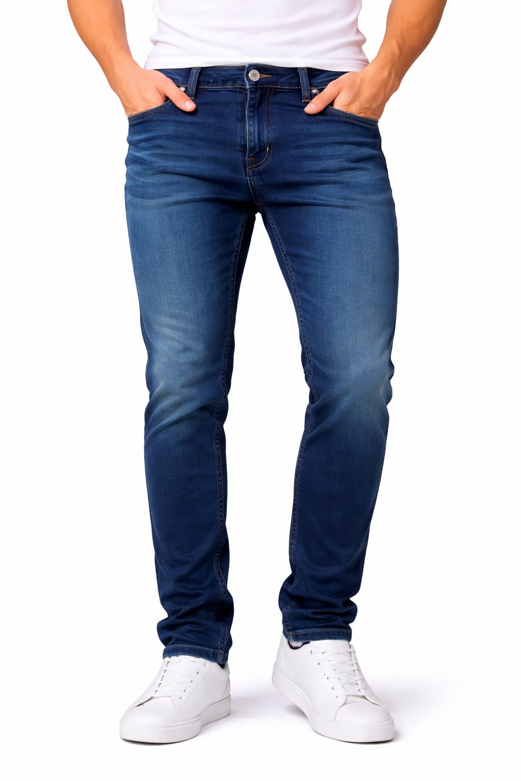 Pantalón De Mezclilla Entubado