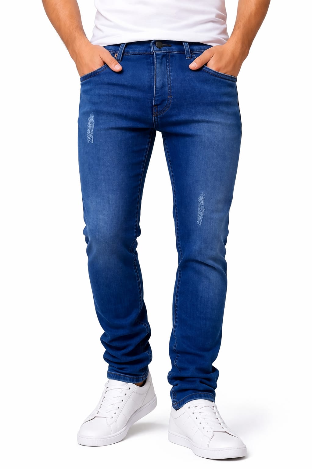 Pantalón De Mezclilla Entubado