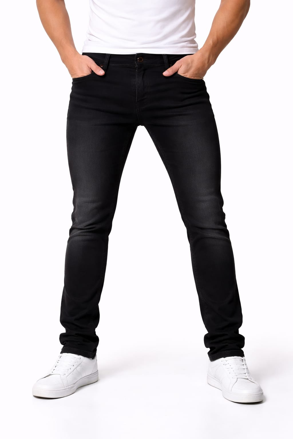 Pantalón De Mezclilla Entubado