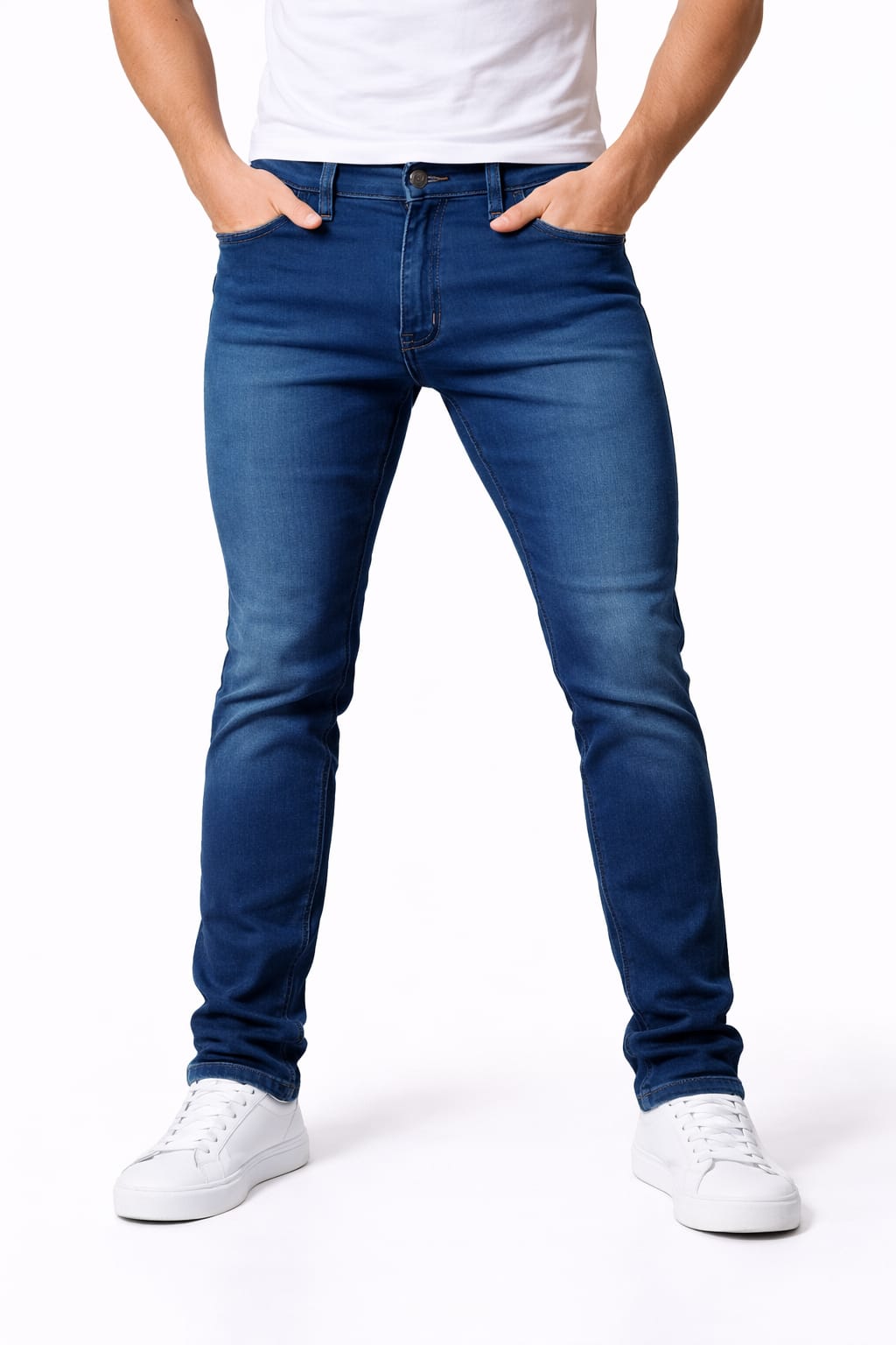 Pantalón De Mezclilla Entubado