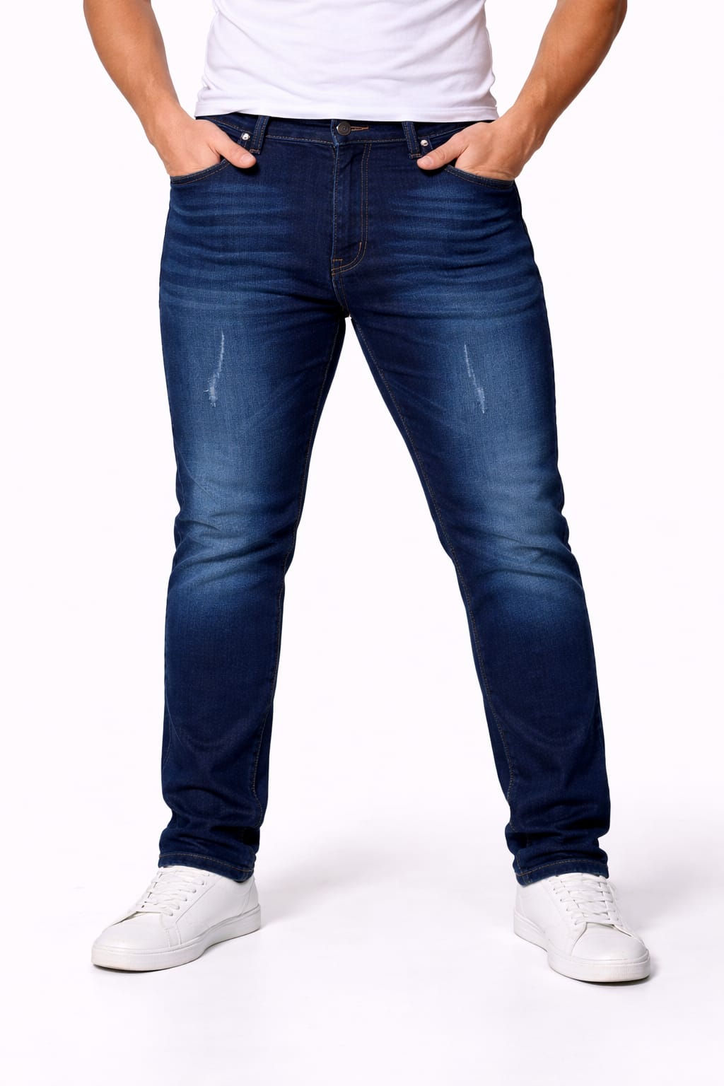 Pantalón De Mezclilla Entubado