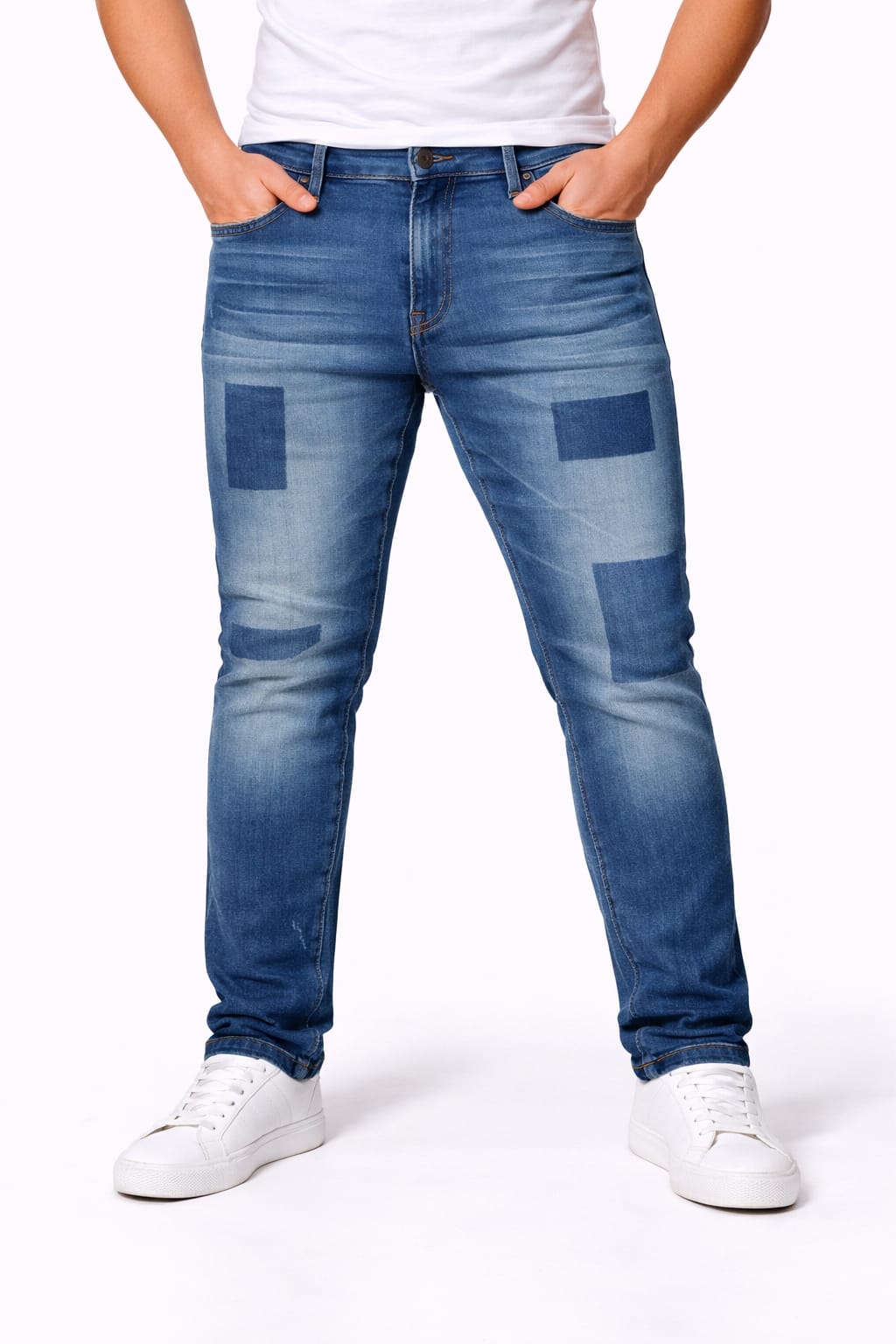 Pantalón De Mezclilla Entubado