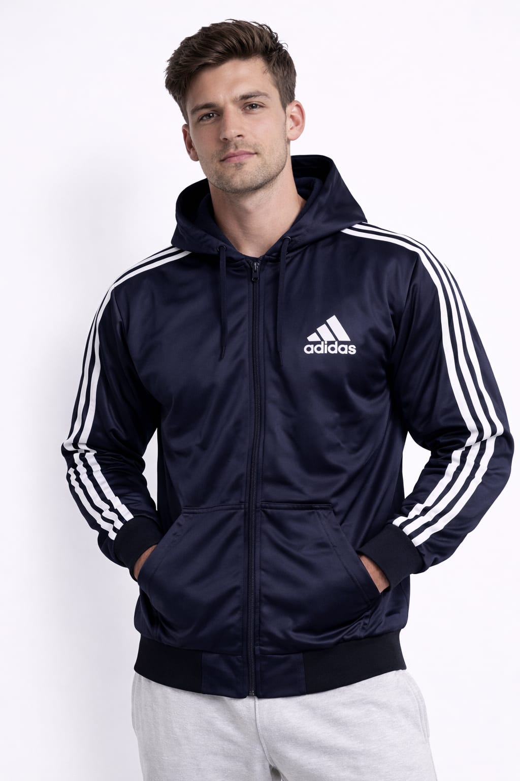 Chamarra Deportiva Color Azul marino