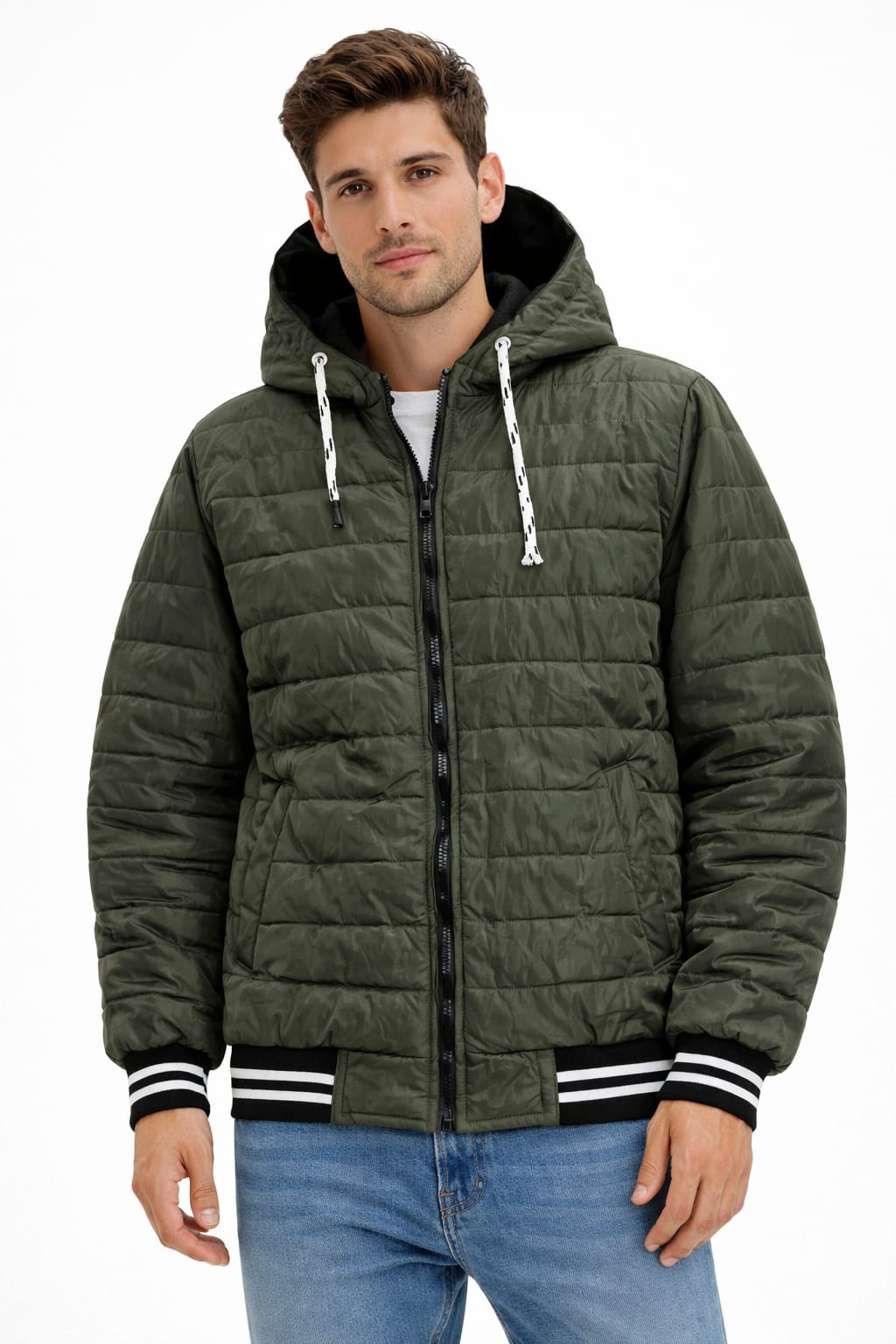 Chamarra Aborregada con Gorra Desmontable