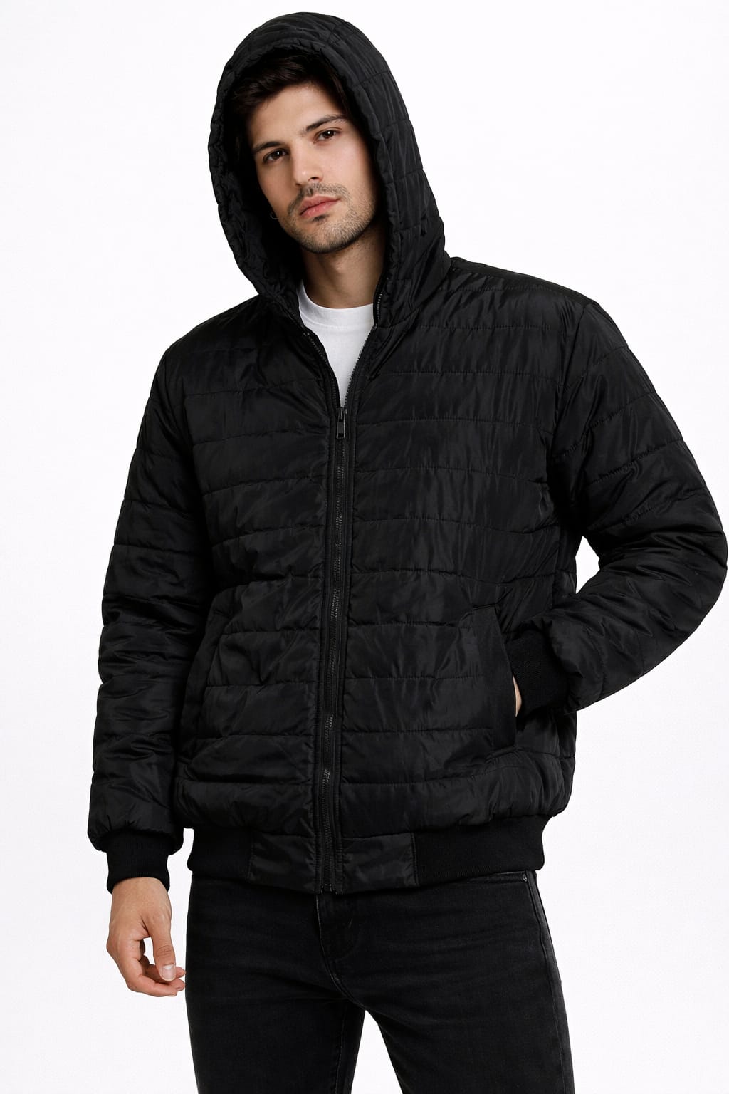 Chamarra Aborregada Color Negro