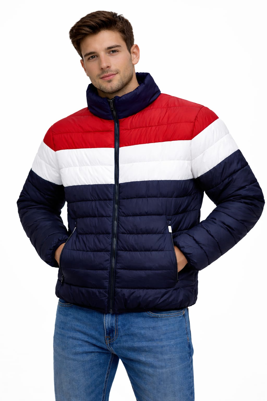 Chamarra Sencilla Tricolor