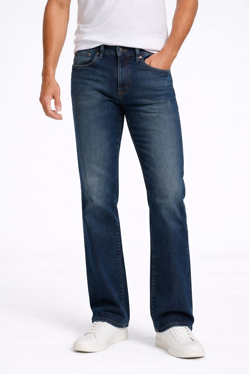 Pantalón De Mezclilla Strech corte Vaquero