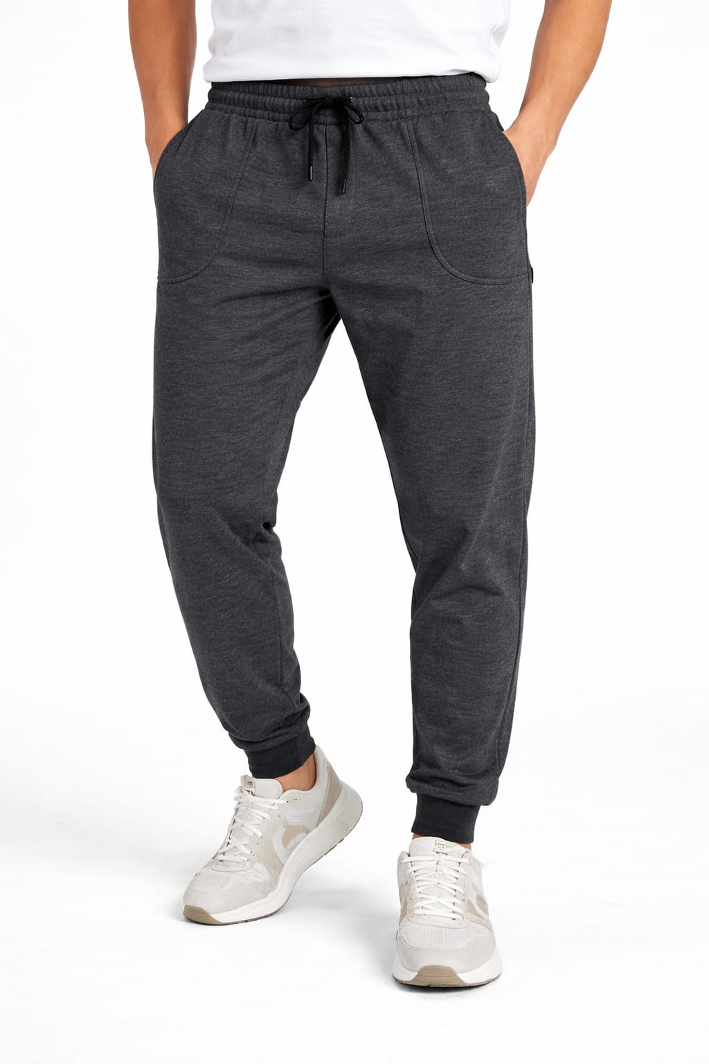 Pants Corte Entubado Con Bolsas Color Gris