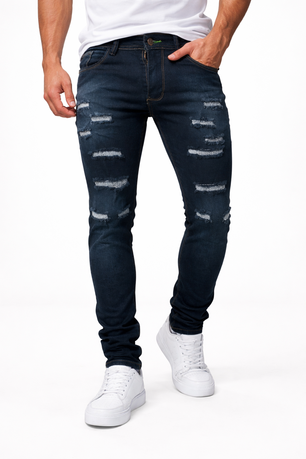 Pantalón de Mezclilla Entubado