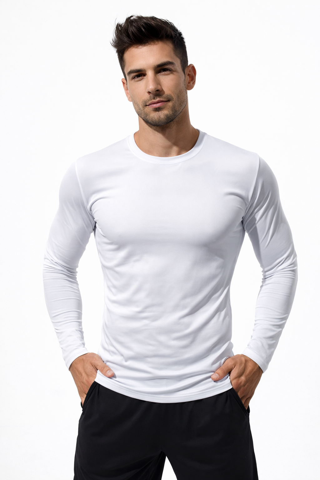 Playera De Licra Manga Larga