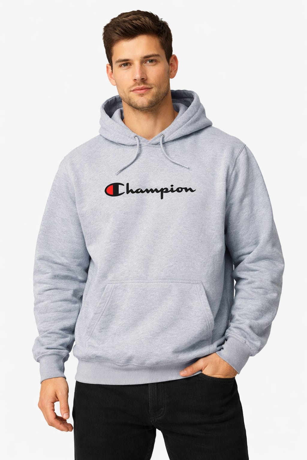 Sudadera Sencilla Color Gris Claro