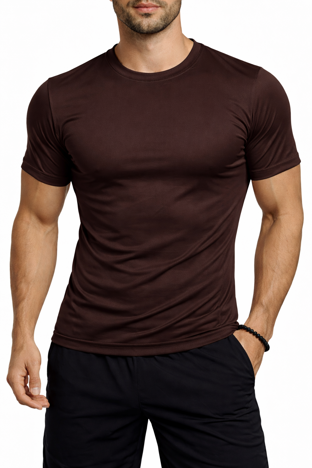 Playera de licra manga corta