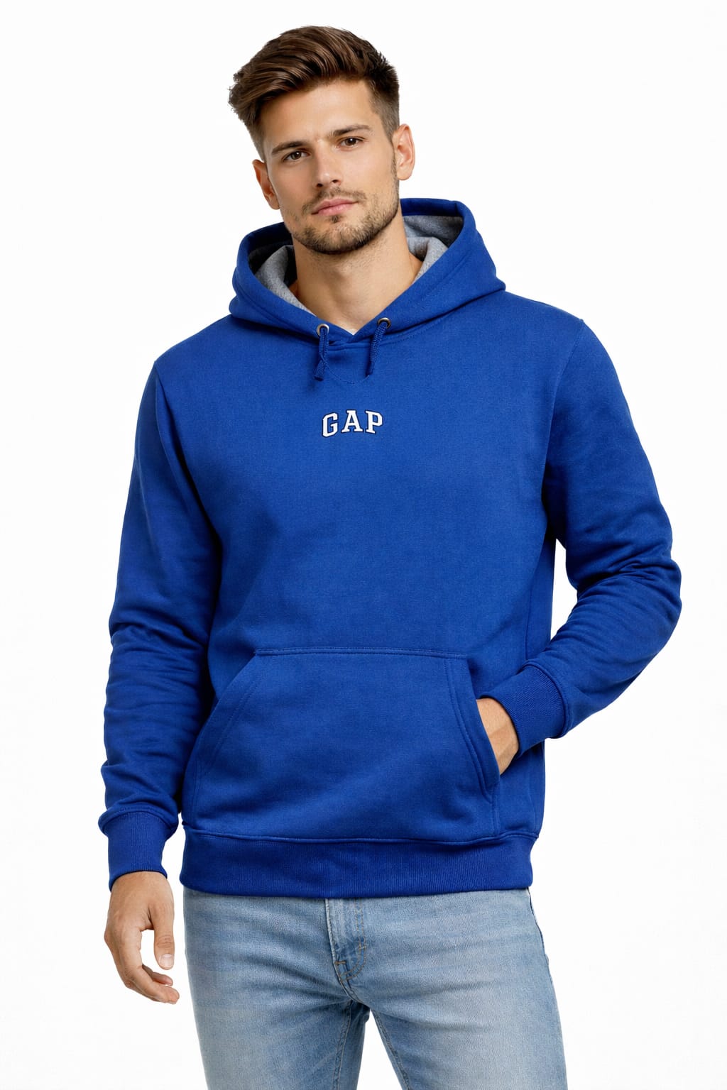 Sudadera Sencilla Color Azul Talla 3XL