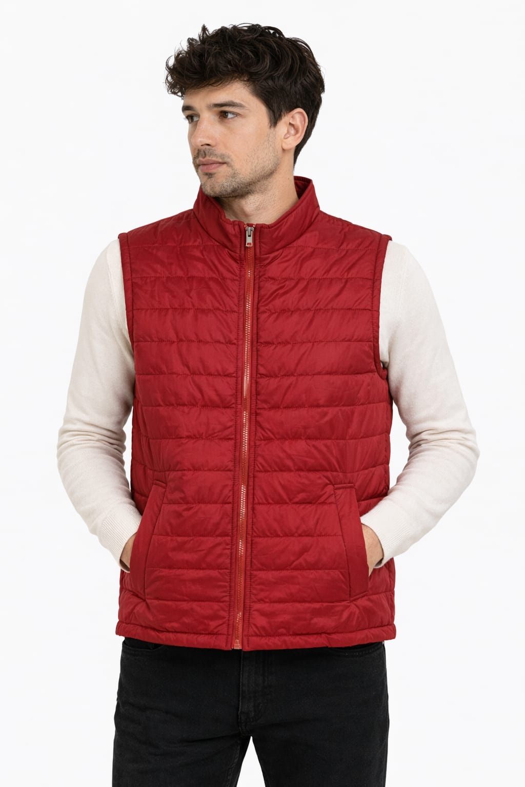 Chaleco Sencillo Color Rojo