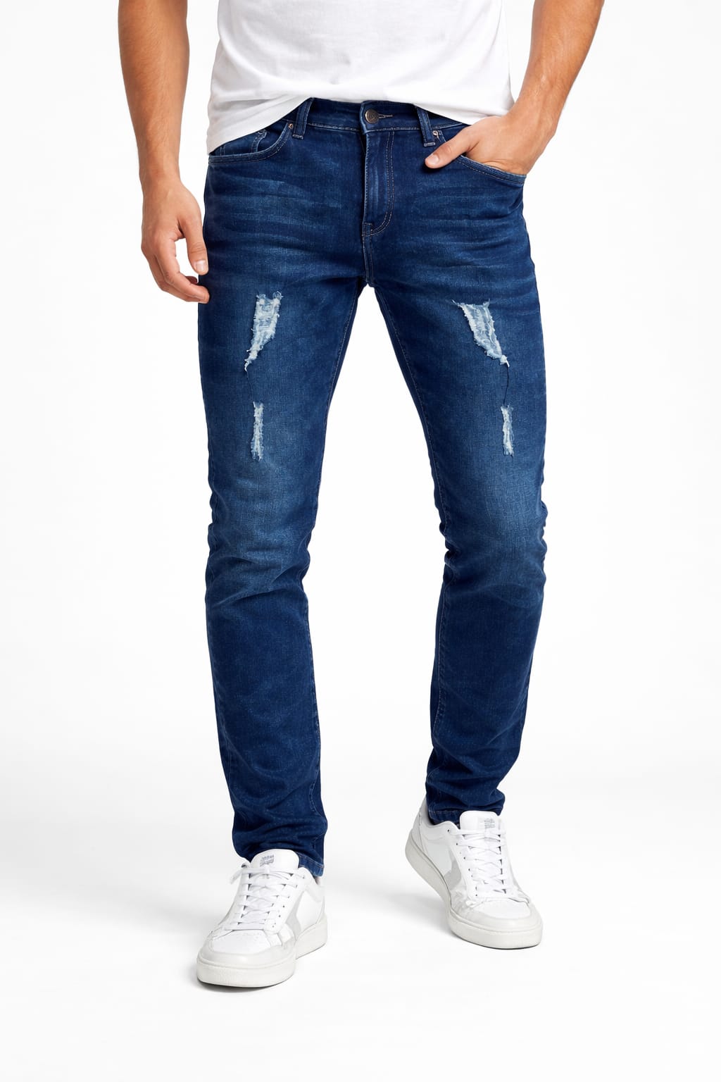 Pantalón De Mezclilla Entubado