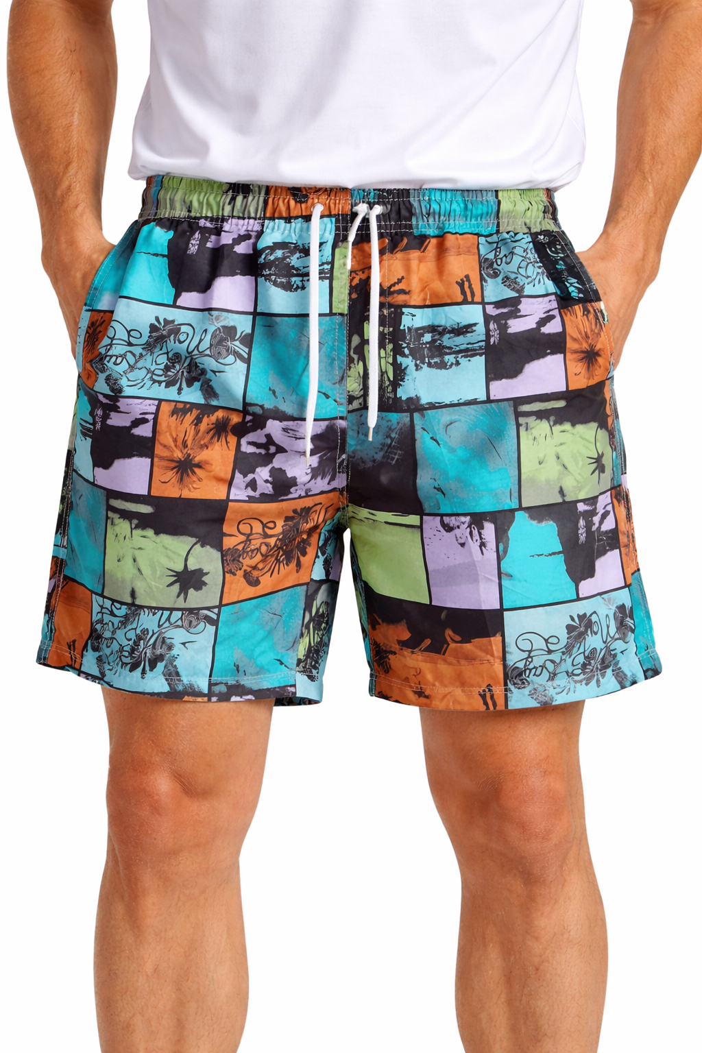 Short Playero con Estampado