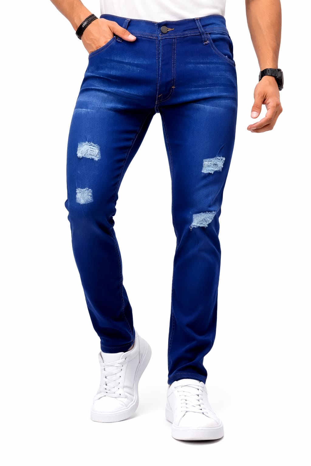 Pantalón de Mezclilla entubado